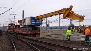 Relocation of drilling rig in Brno